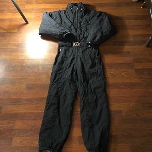 Bogner Women’s One Piece Ski Suit Size 10 Black